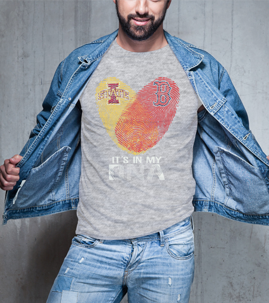 Boston Red Sox Iowa State It's In My DNA T-Shirt