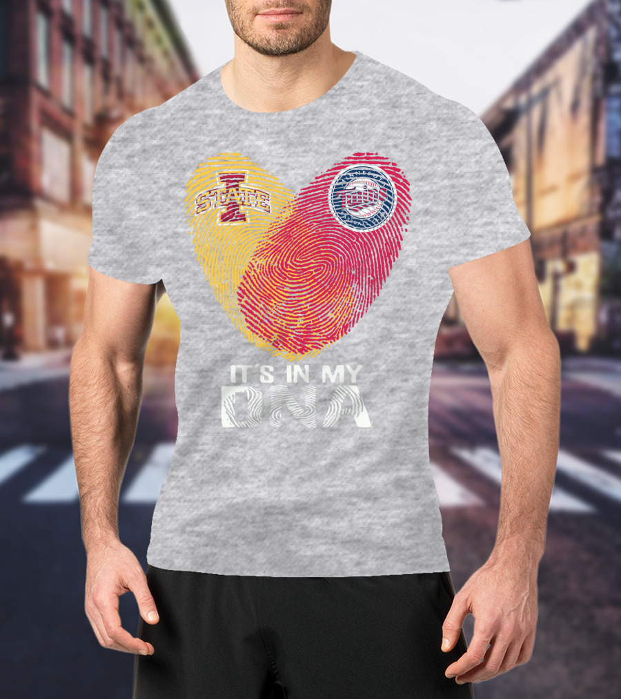 It's In My DNA Iowa State Twins T-Shirt