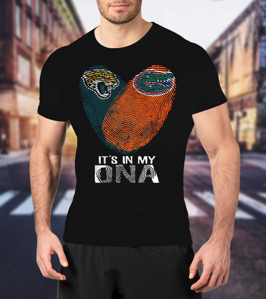 It's In My Dna Florida Gators Jacksonville Jaguars T-Shirt