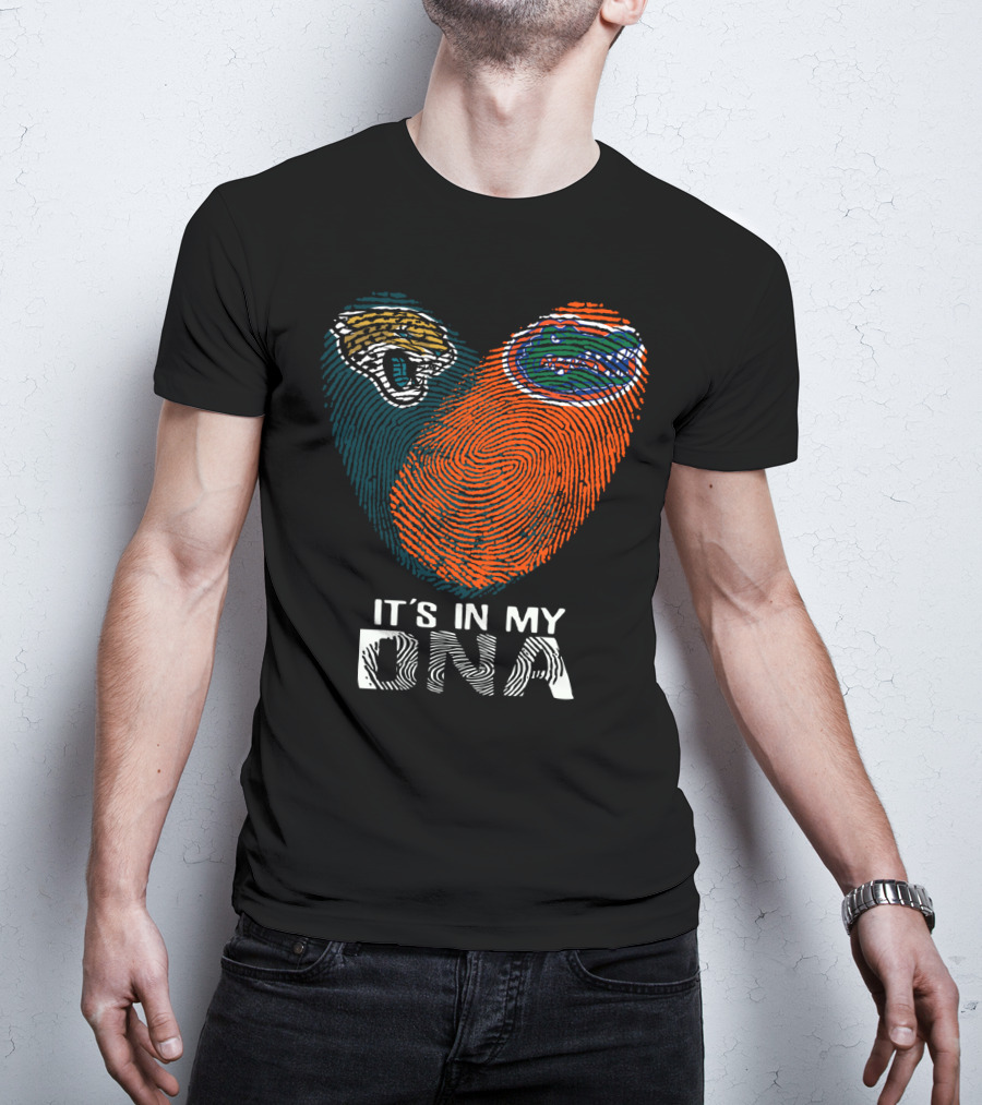 It's In My Dna Florida Gators Jacksonville Jaguars T-Shirt