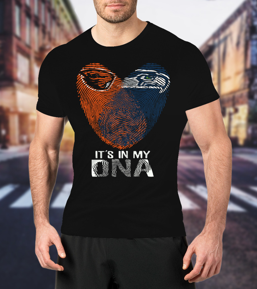 It's In My Dna Oregon State Beavers Seattle Seahawks T-Shirt