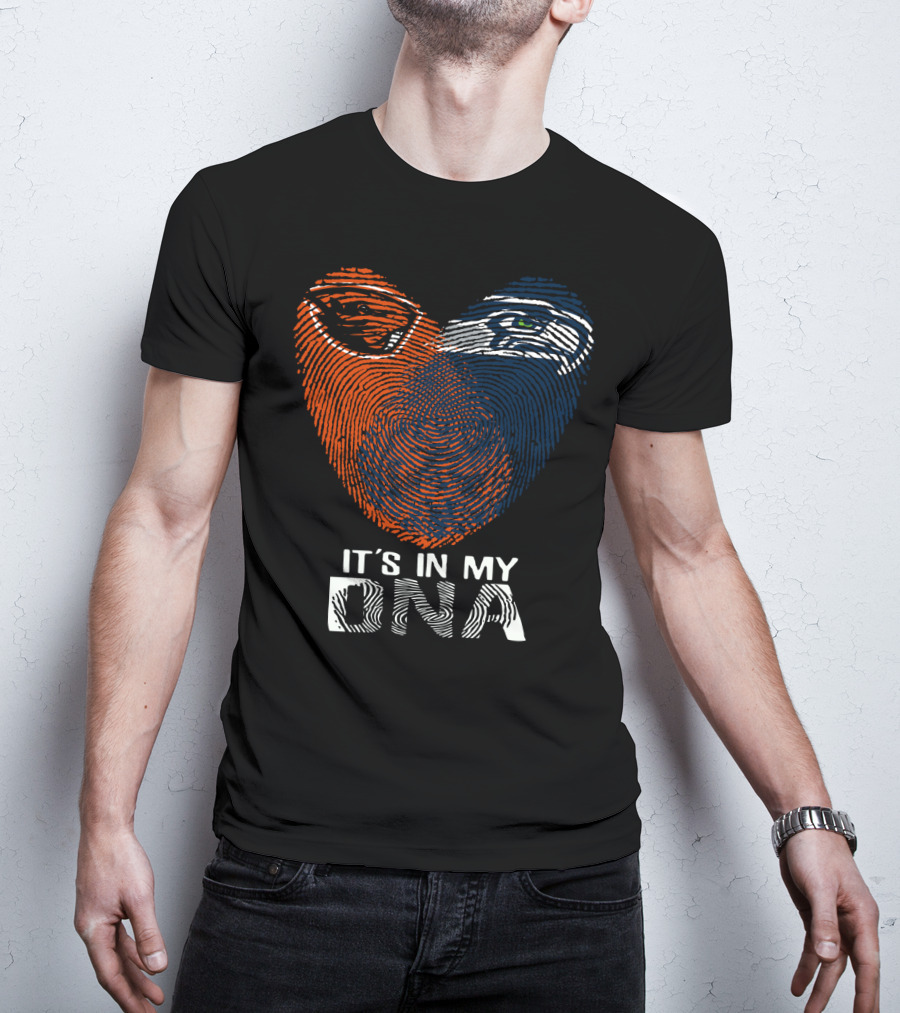 It's In My Dna Oregon State Beavers Seattle Seahawks T-Shirt