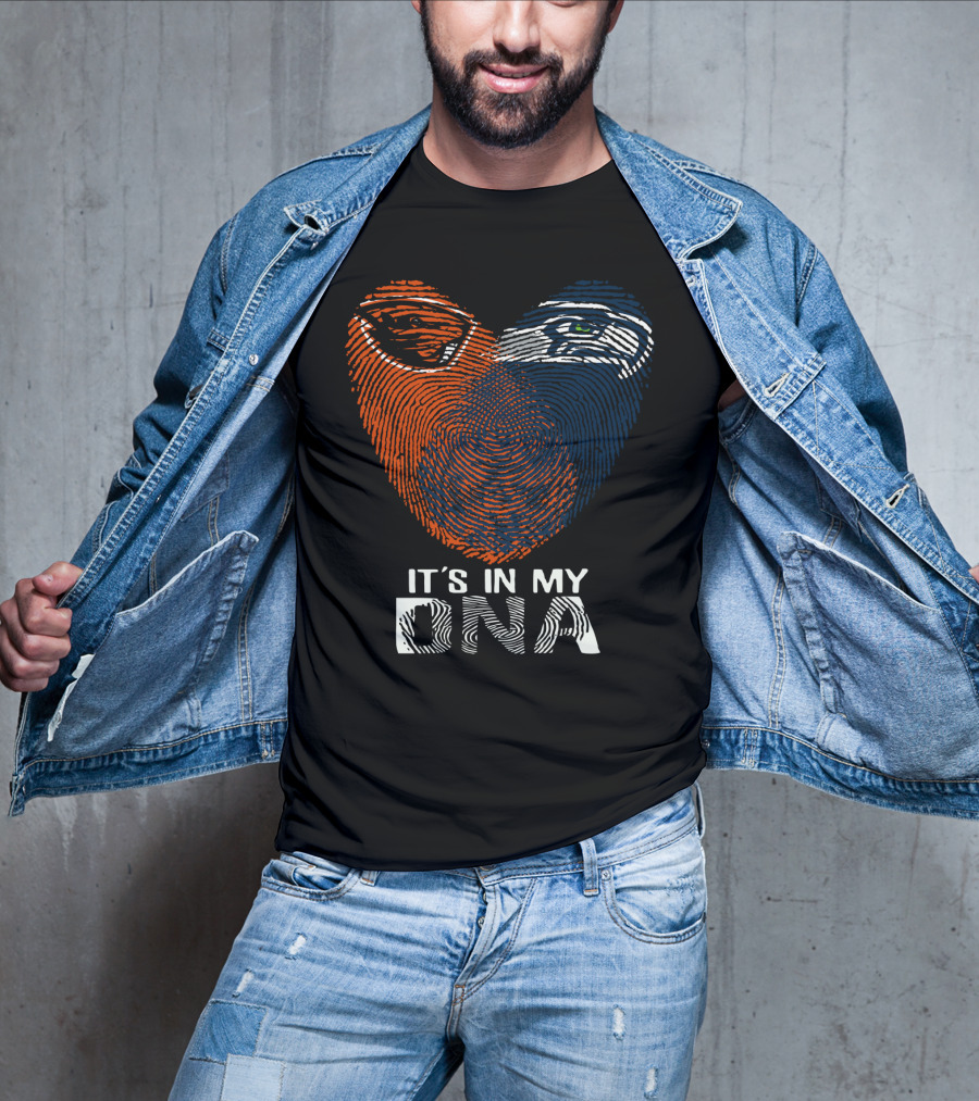 It's In My Dna Oregon State Beavers Seattle Seahawks T-Shirt