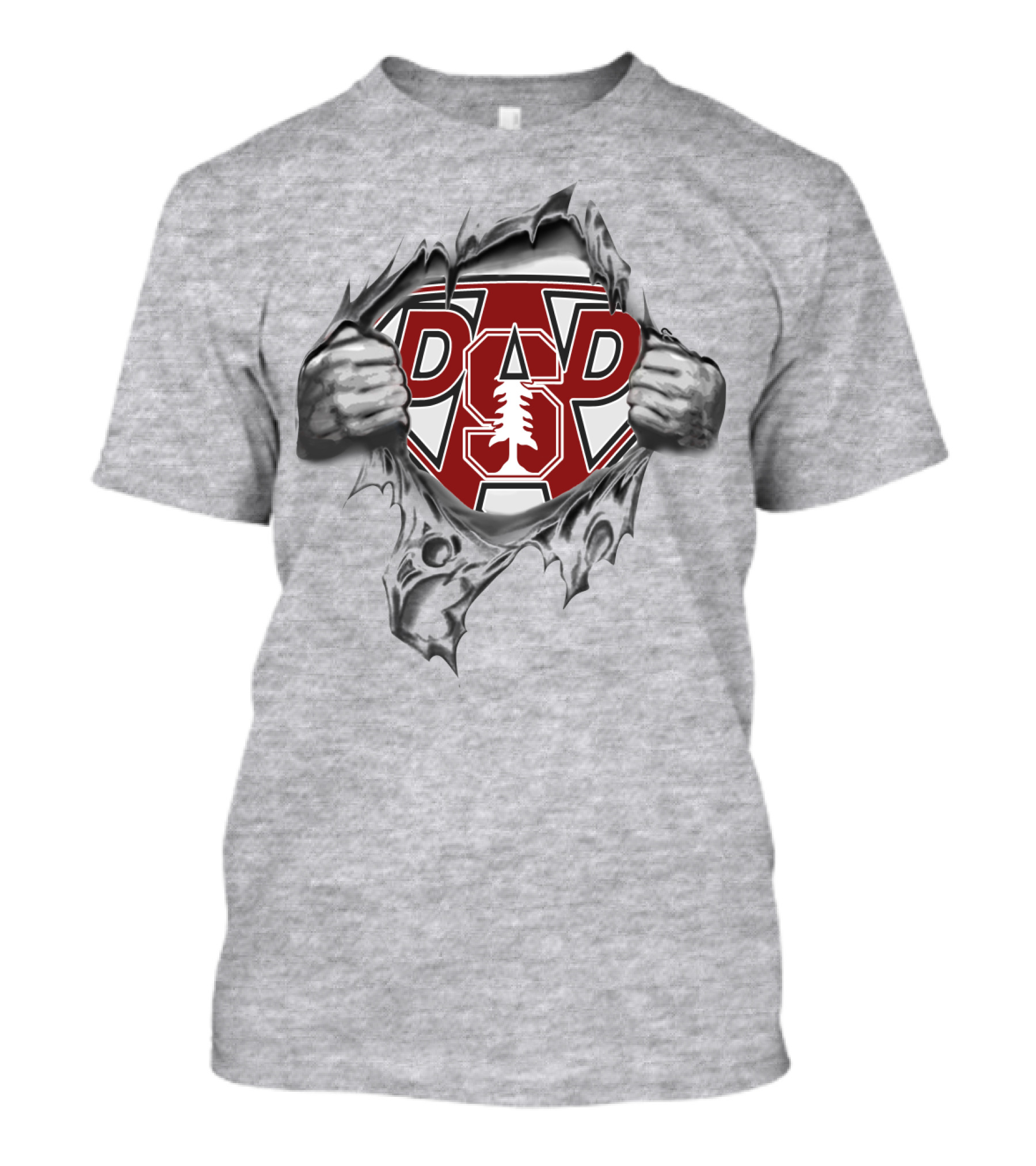 Stanford Cardinal Super Dad T-Shirt