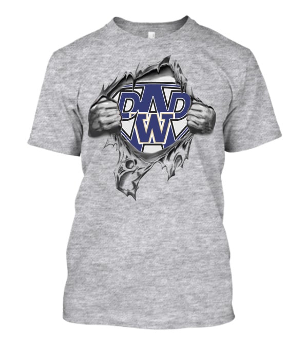 Huskies Super Dad Hidden Strength T-Shirt