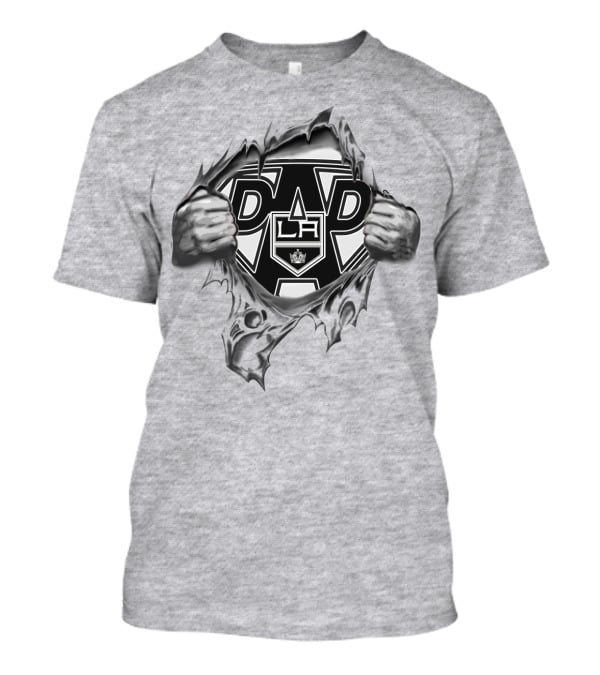 LA Kings Super Dad Knight Badge T-Shirt