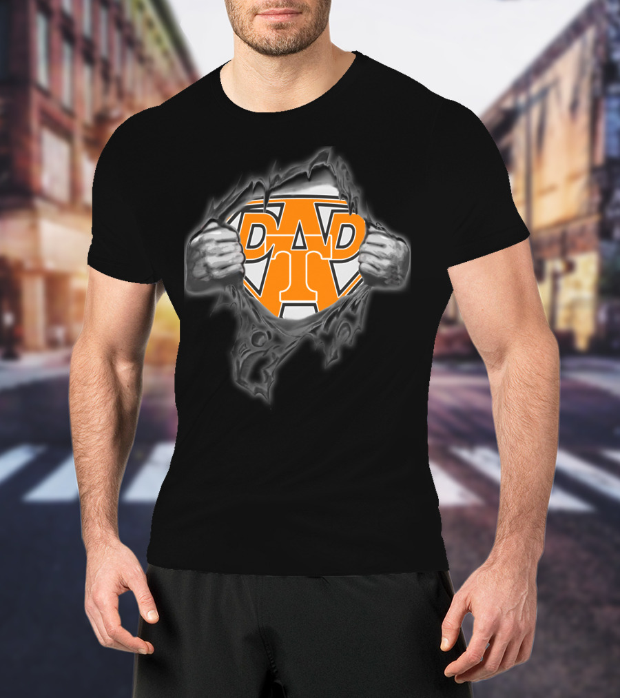 Tennessee Volunteers Super Dad Emblem T-Shirt