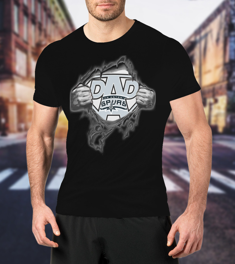 San Antonio Spurs Super Dad T-Shirt