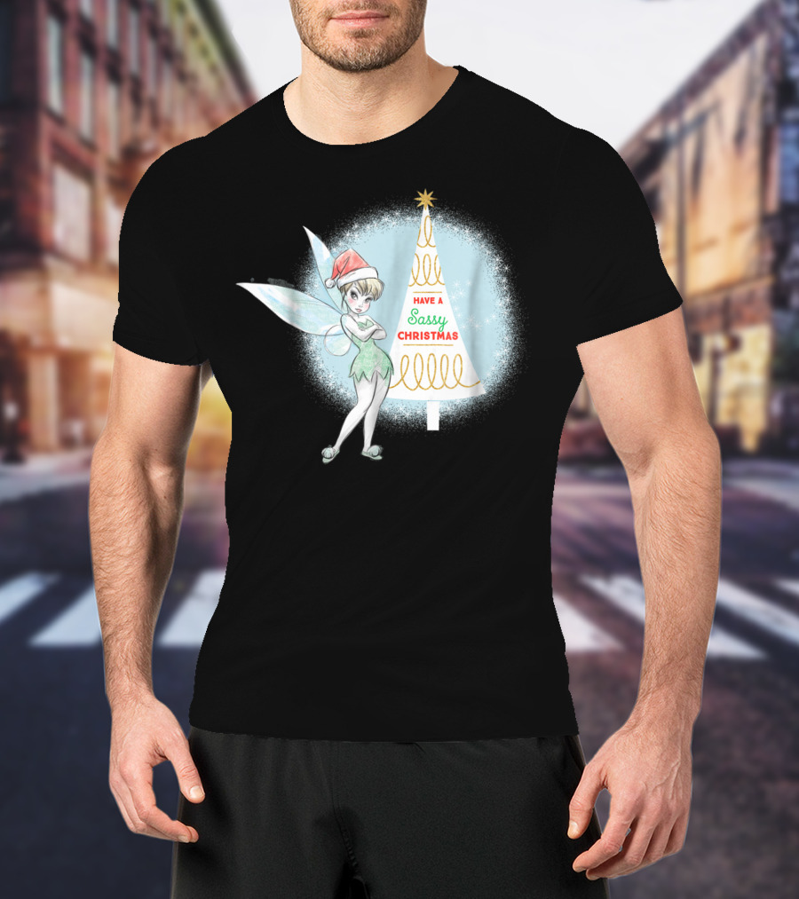 Disney Tinker Bell Have A Sassy Christmas Holiday T-Shirt