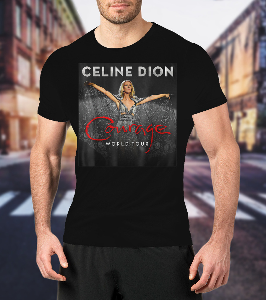 Celine Dion Courage World Tour T-Shirt