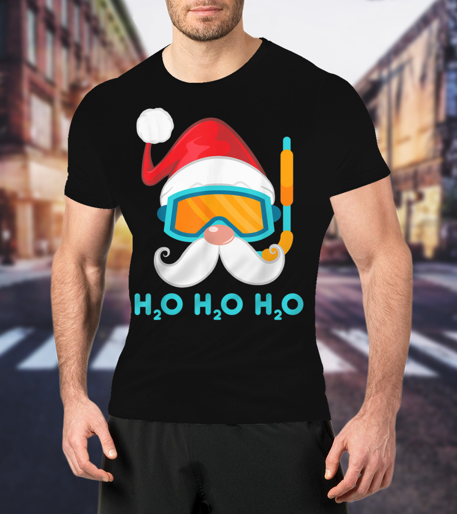 Santa Claus H2O Snorkeling Lover T-Shirt