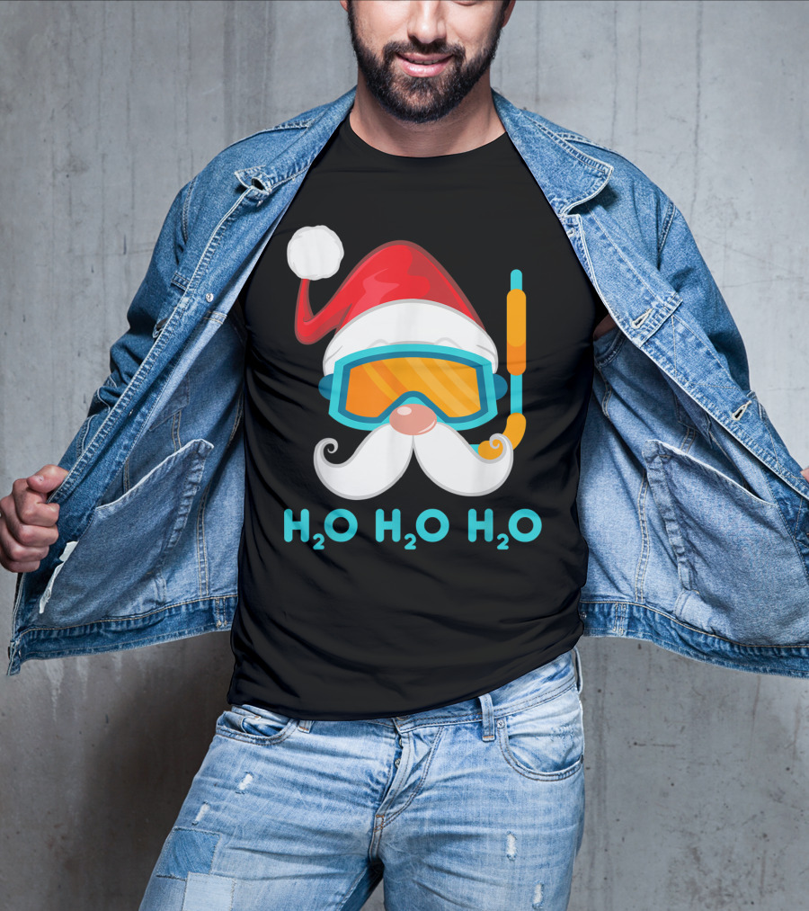 Santa Claus H2O Snorkeling Lover T-Shirt