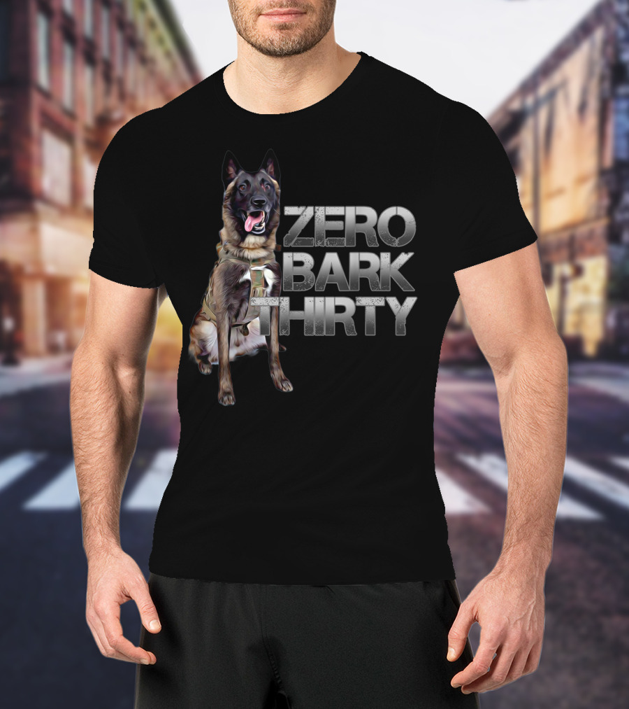 Zero Bark Thirty Dog T-Shirt
