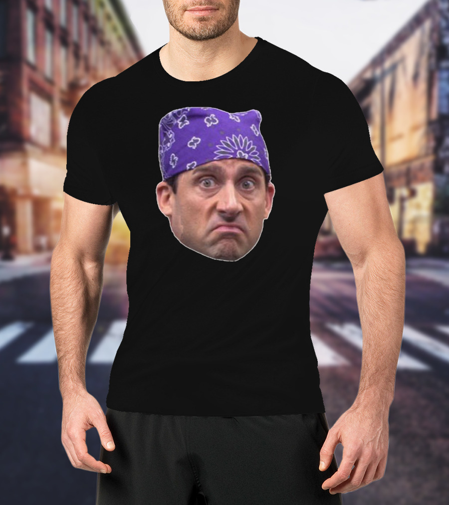 Prison Mike Bandana Head From The Office T-Shirt