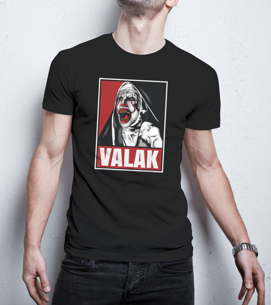 Scary Horror Valak Conjuring Nun Halloween Present T-Shirt