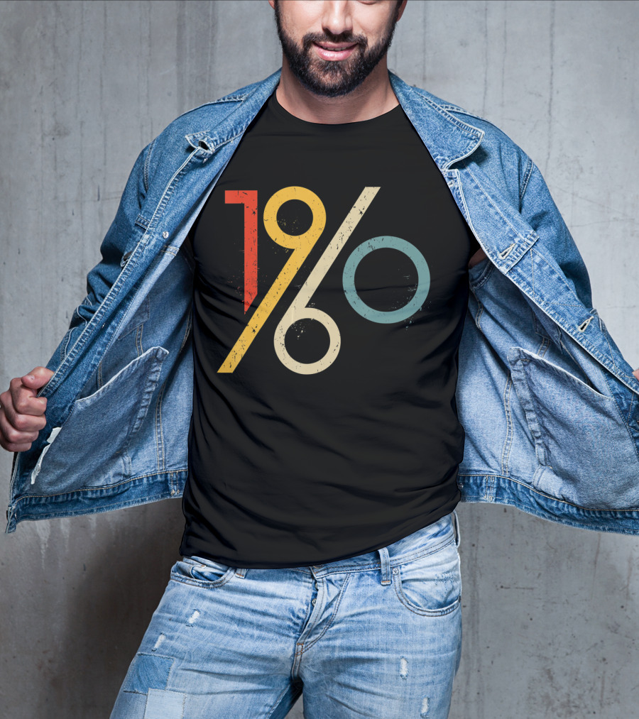 1960 Vintage Retro Birthday T-Shirt