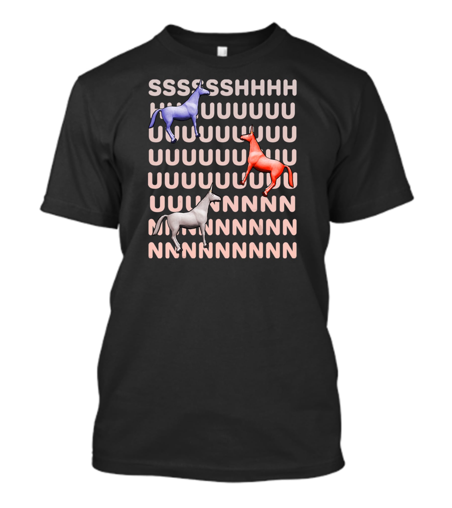 Charlie The Unicorns Shun SSSSHHHHUUNNNN T-Shirt