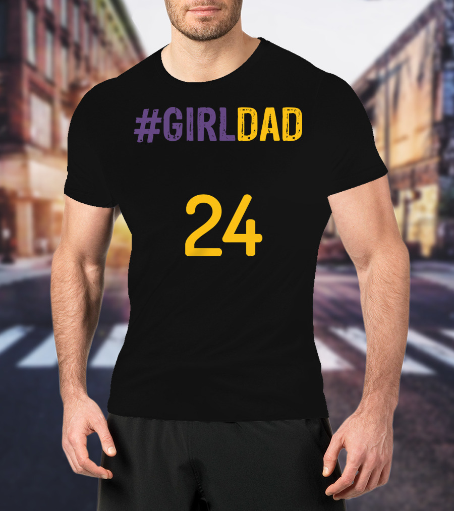 GIRLDAD 24 Kobe Bryant T-Shirt