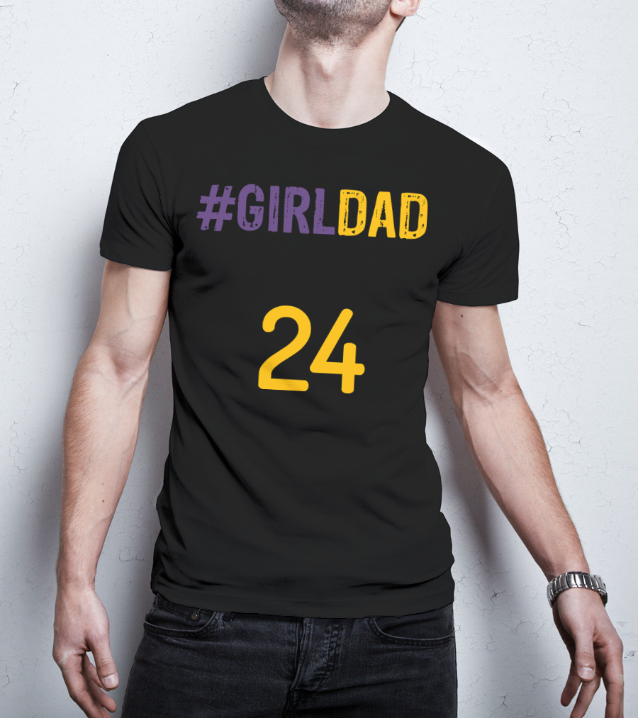 GIRLDAD 24 Kobe Bryant T-Shirt