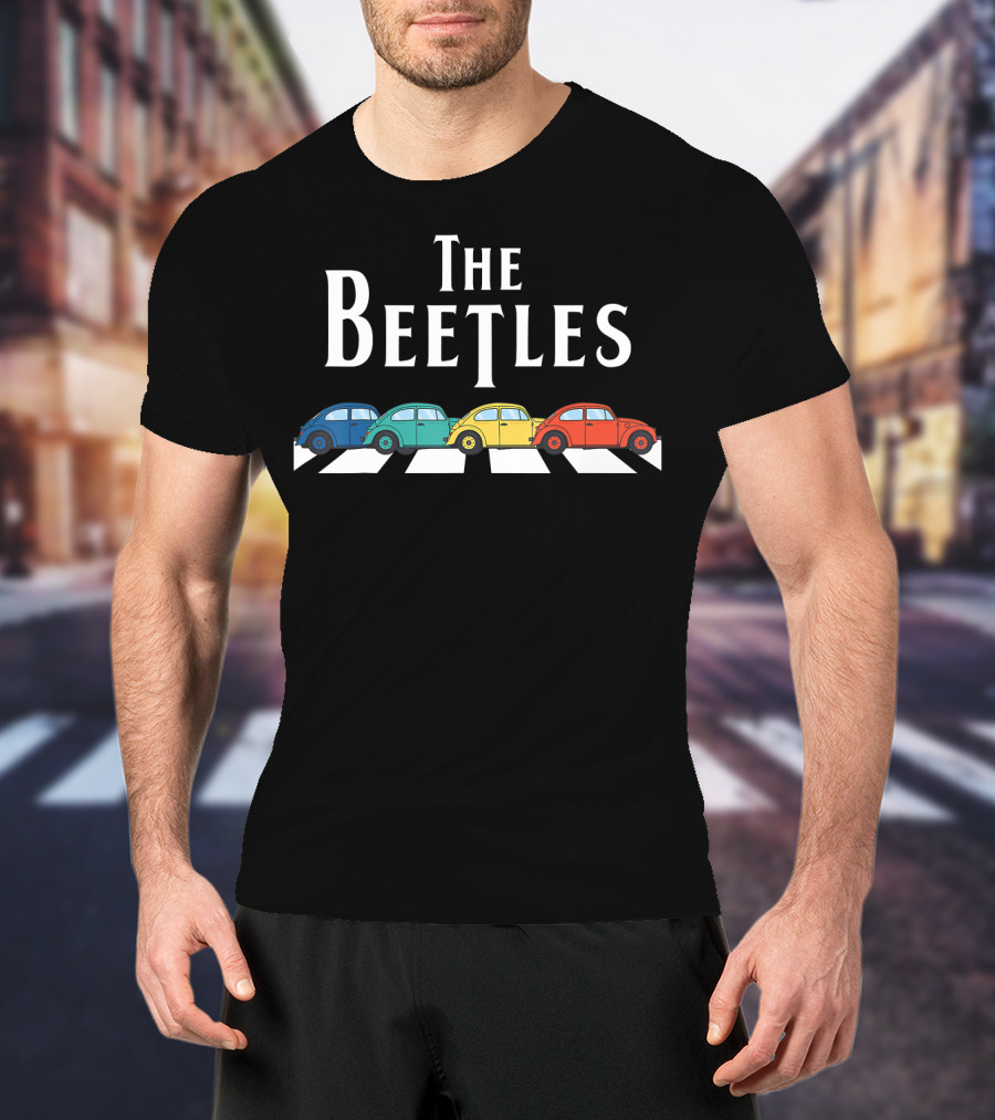 The Beetles Vintage Buggy Cars Abbey Road T-Shirt