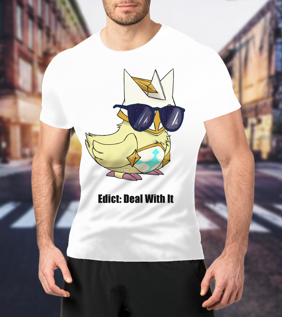 Edict Deal With It Bird Pope Wisdom T-Shirt