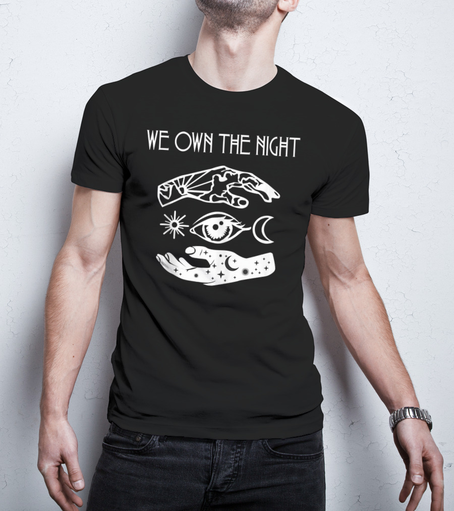 Dance Gavin We Own The Night Celestial Eye And Hands Mystical Symbolism T-Shirt