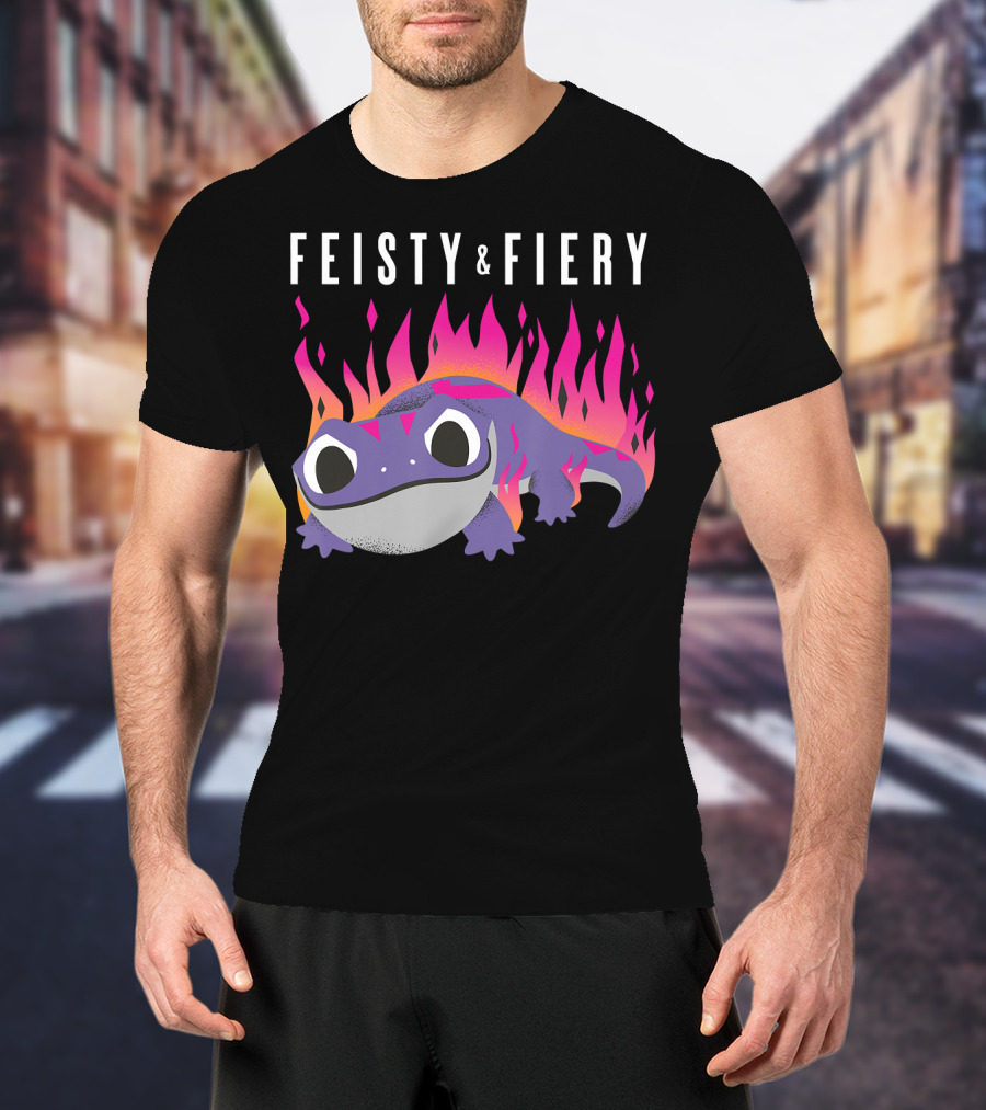 Feisty And Fiery Disney Frozen 2 Bruni Salamander T-Shirt