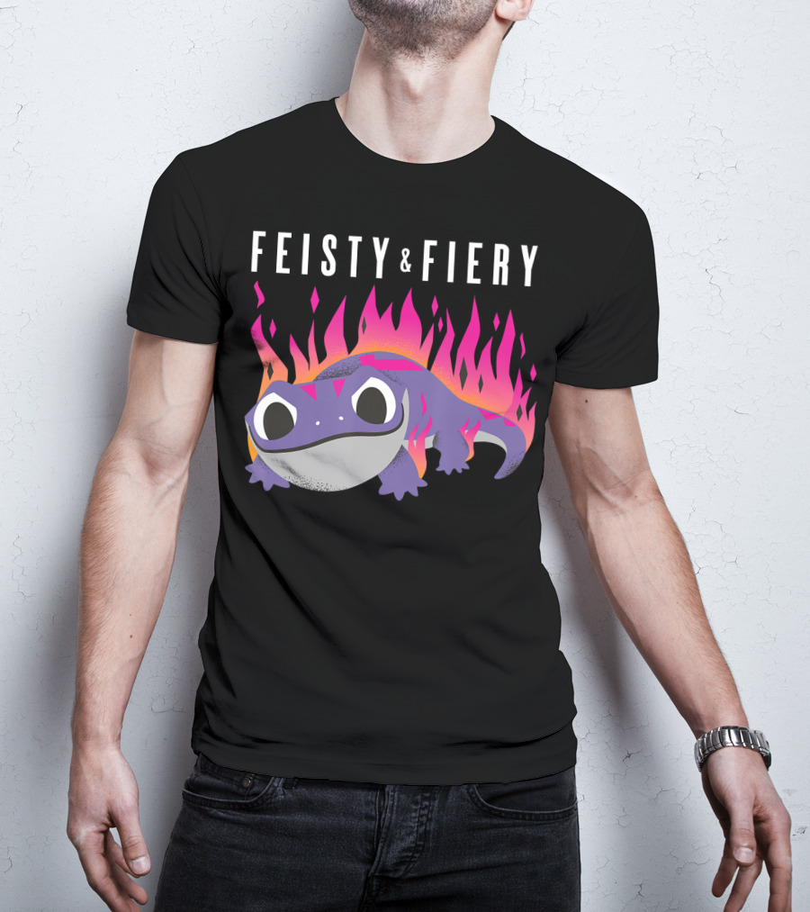 Feisty And Fiery Disney Frozen 2 Bruni Salamander T-Shirt