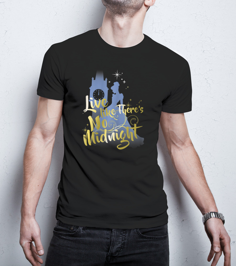 Cinderella Live Like There's No Midnight Disney Clock Tower T-Shirt