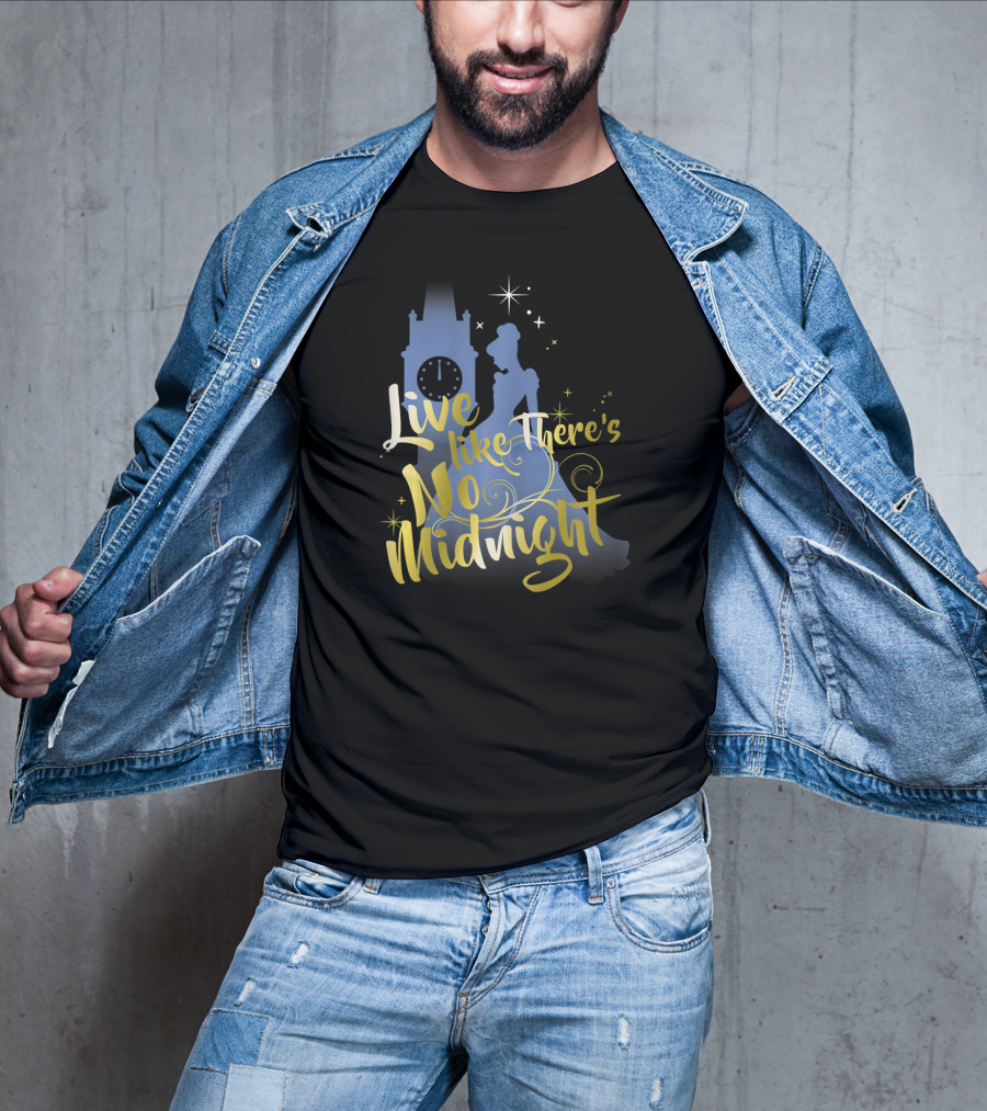 Cinderella Live Like There's No Midnight Disney Clock Tower T-Shirt