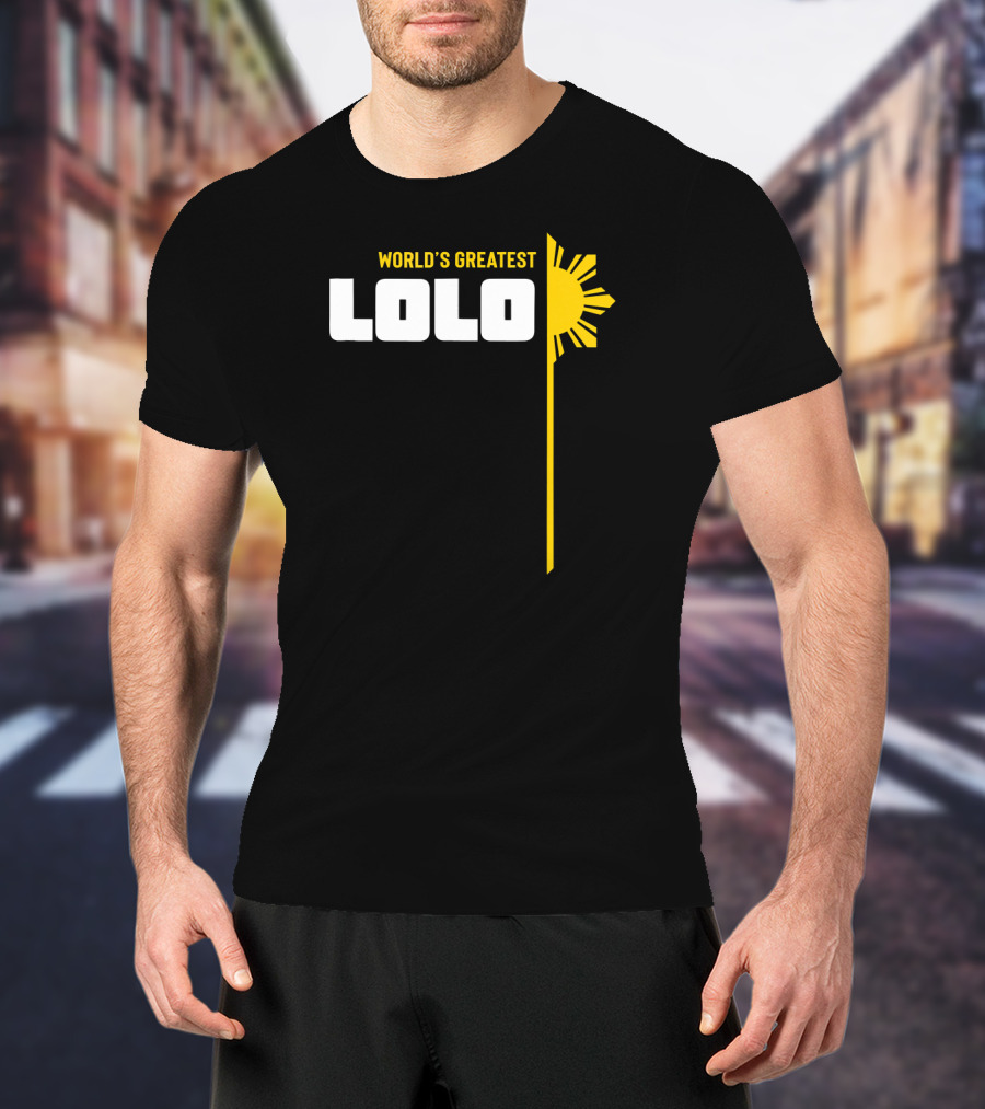 World's Greatest Lolo Filipino Grandpa Sun T-Shirt