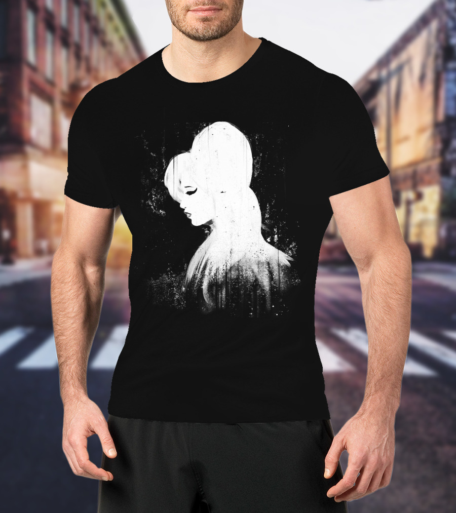 Amy Winehouse Back To Black Silhouette Iconic T-Shirt