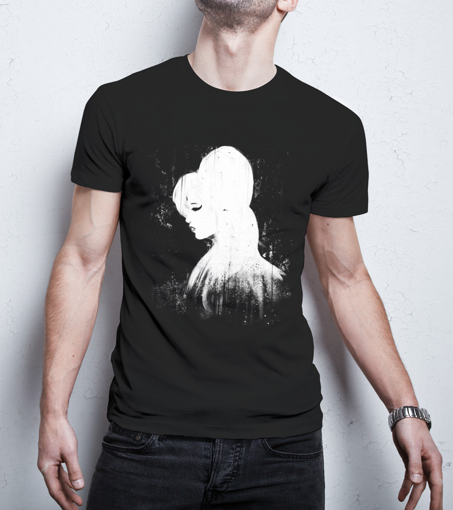 Amy Winehouse Back To Black Silhouette Iconic T-Shirt