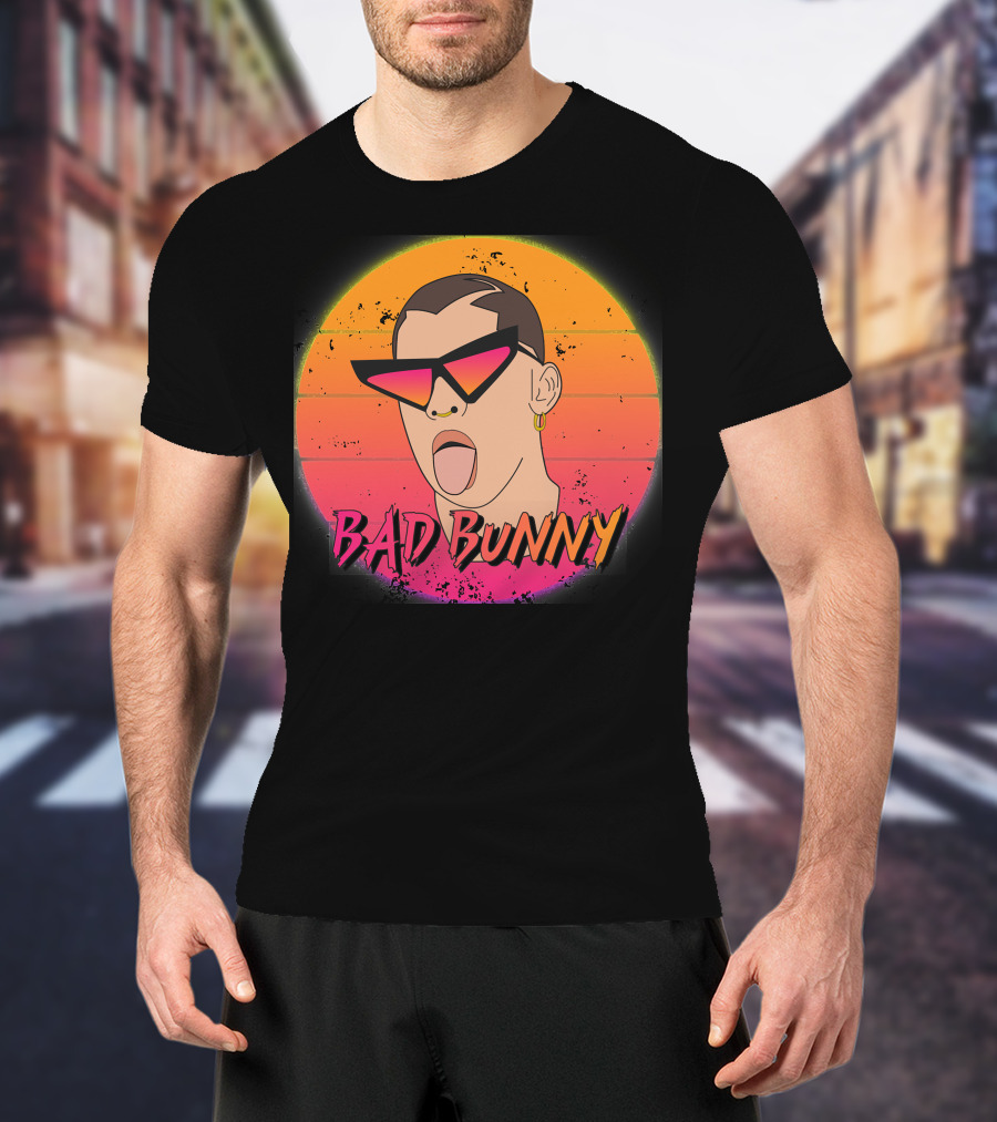 Bad Bunny Vintage Retro Essential Sunset T-Shirt