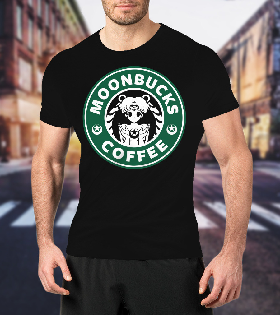 Moonbucks Coffee Sailor Moon Starbucks T-Shirt