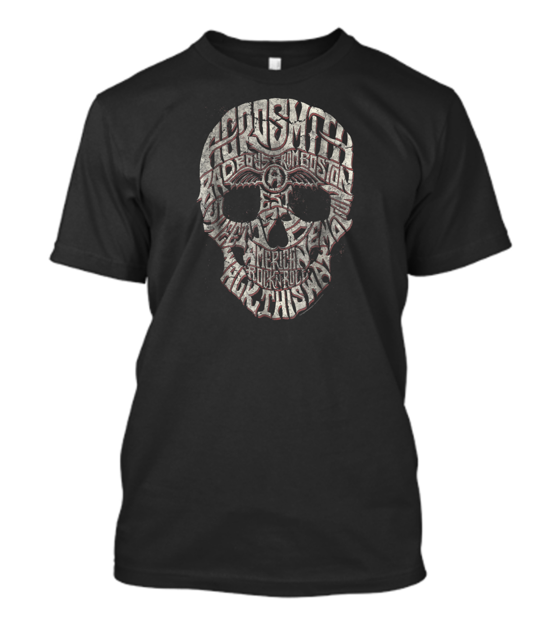 Aerosmith Dream On Raised On Boston American Rock Roll T-Shirt