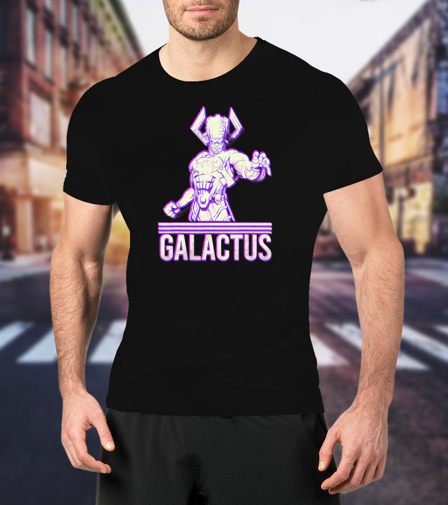 Marvel Galactus 3D Purple Cosmic Entity T-Shirt