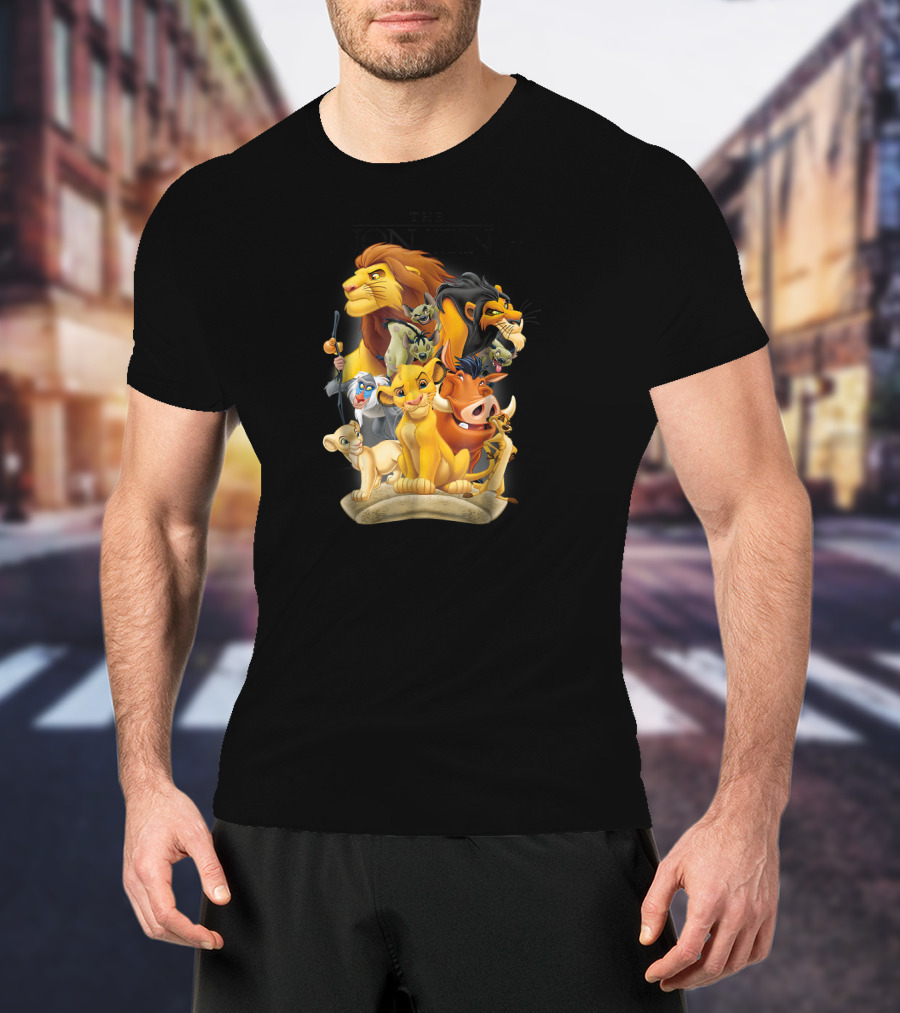 Lion King Simba Nala Timon Pumbaa Rafiki Scar Pride Land Characters T-Shirt