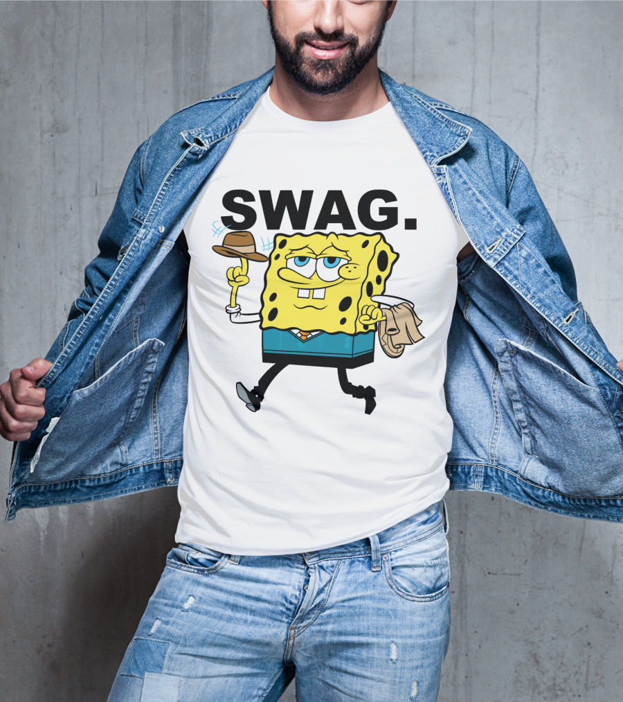 SpongeBob SquarePants Swag Fedora T-Shirt