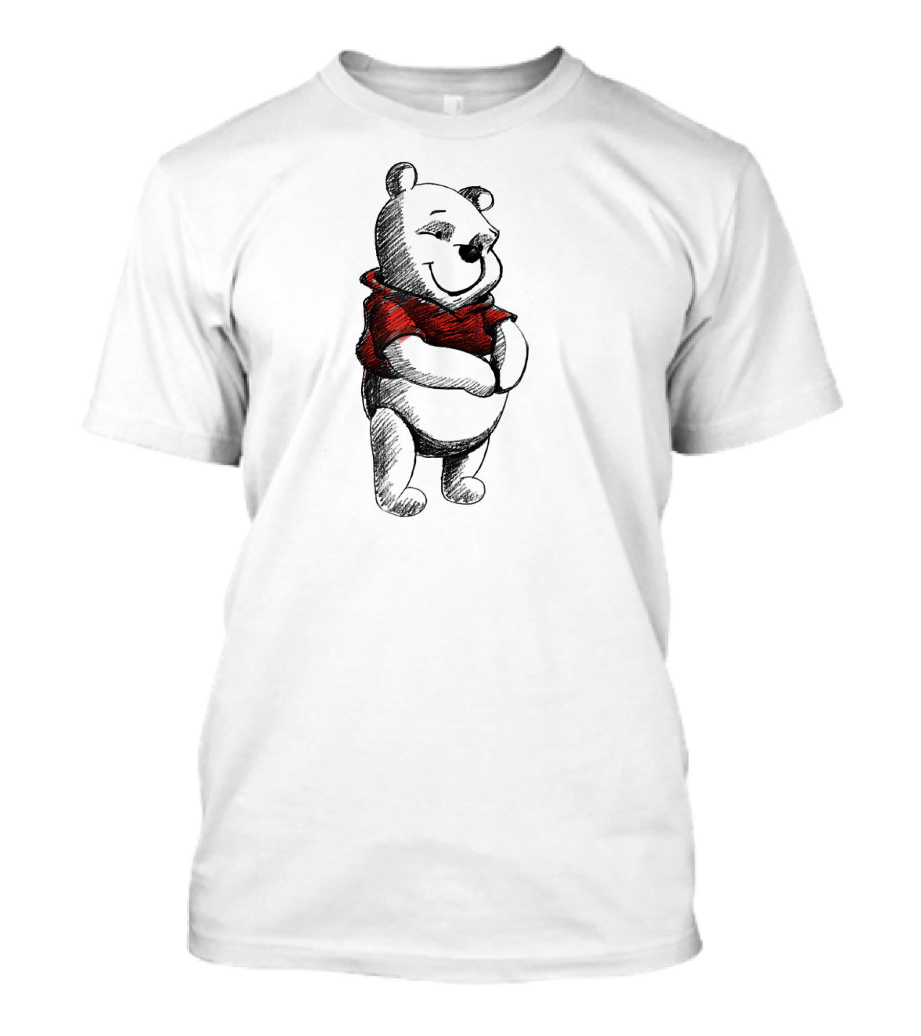 Winnie The Pooh Disney Sketch Character T-Shirt