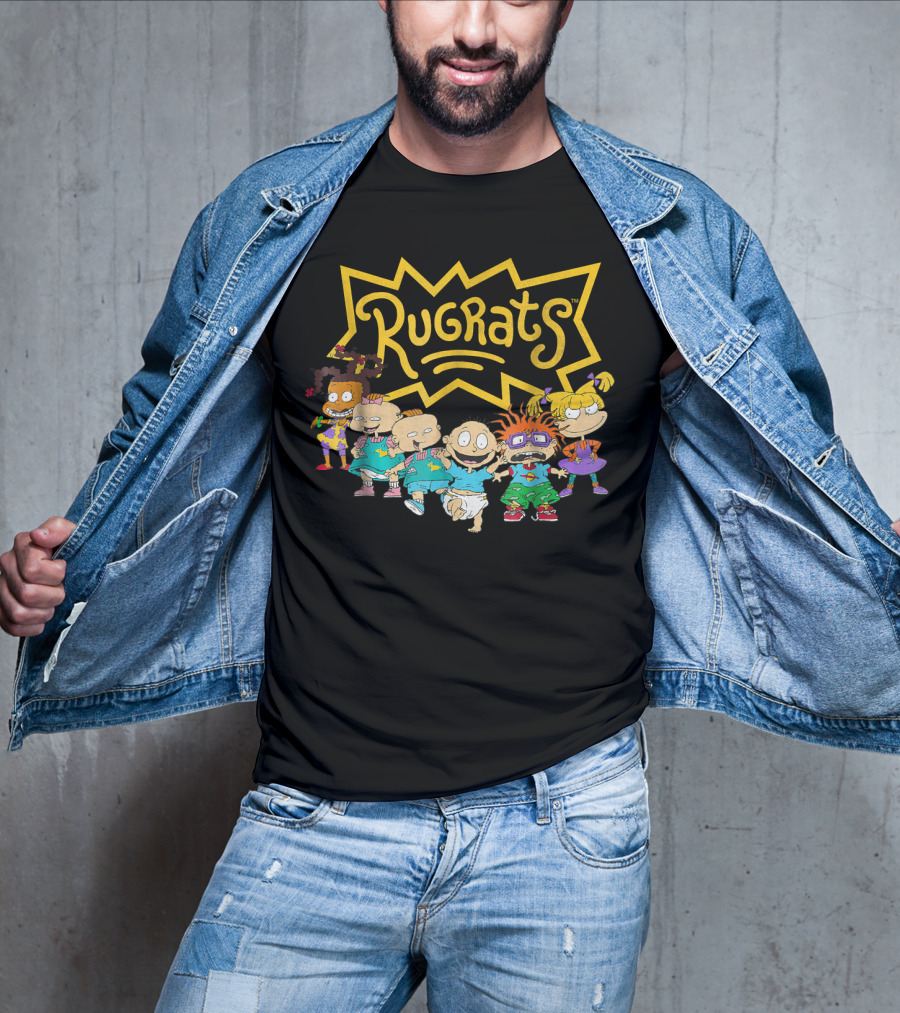 Rugrats Nickelodeon Character Lineup Group Image T-Shirt
