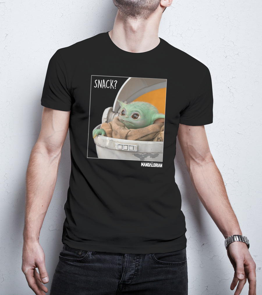 Star Wars The Mandalorian Snack Time The Child In Pod T-Shirt
