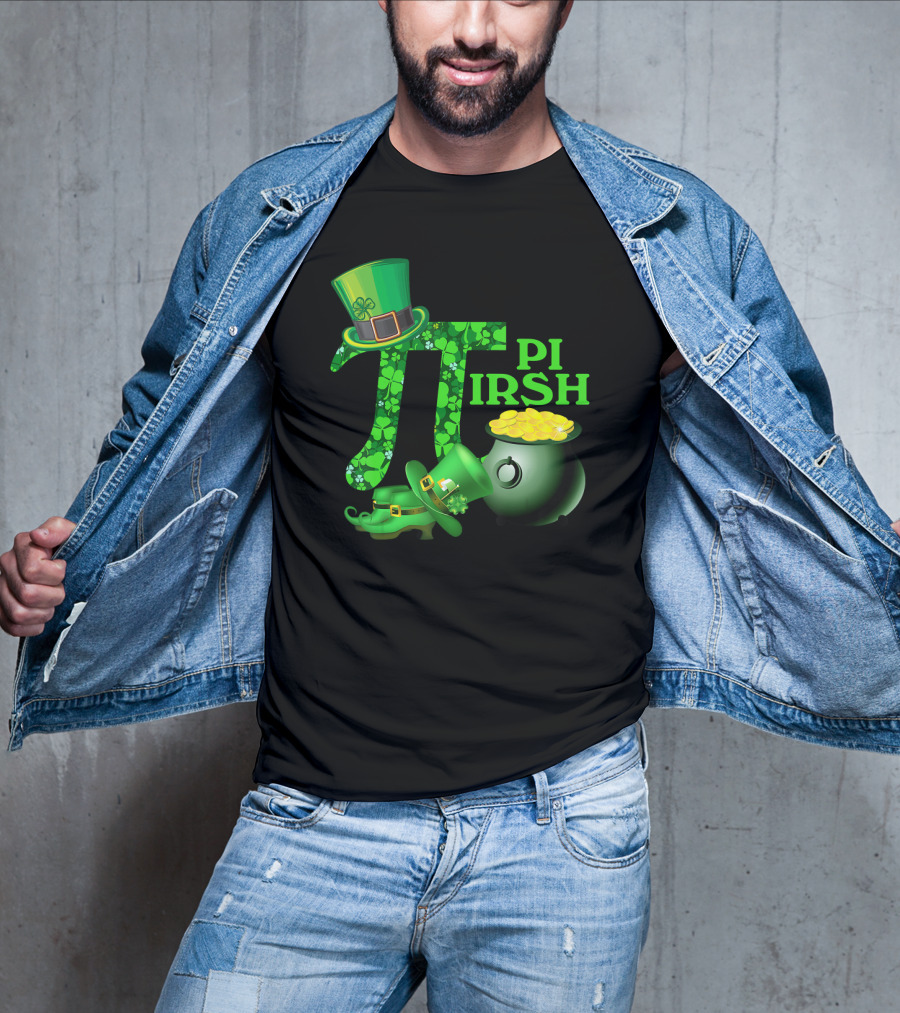 Shamrock Pi Irish Math Teacher St Patrick's Day T-Shirt