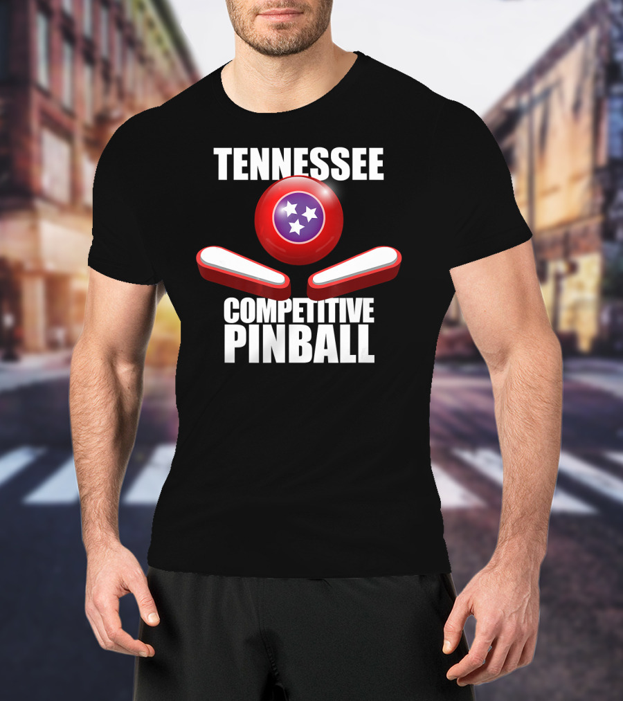 Tennessee Competitive Pinball Stars And Flippers T-Shirt
