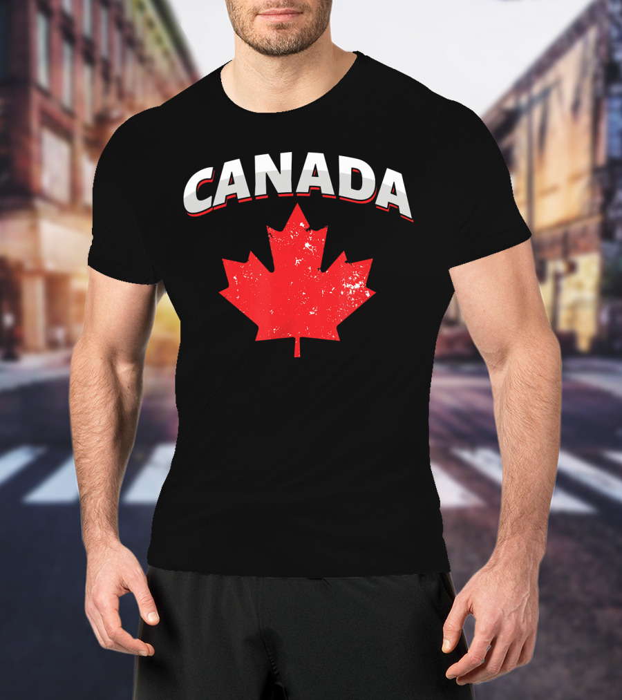 Canadian Maple Leaf Canada Patriotic Toronto Vancouver T-Shirt