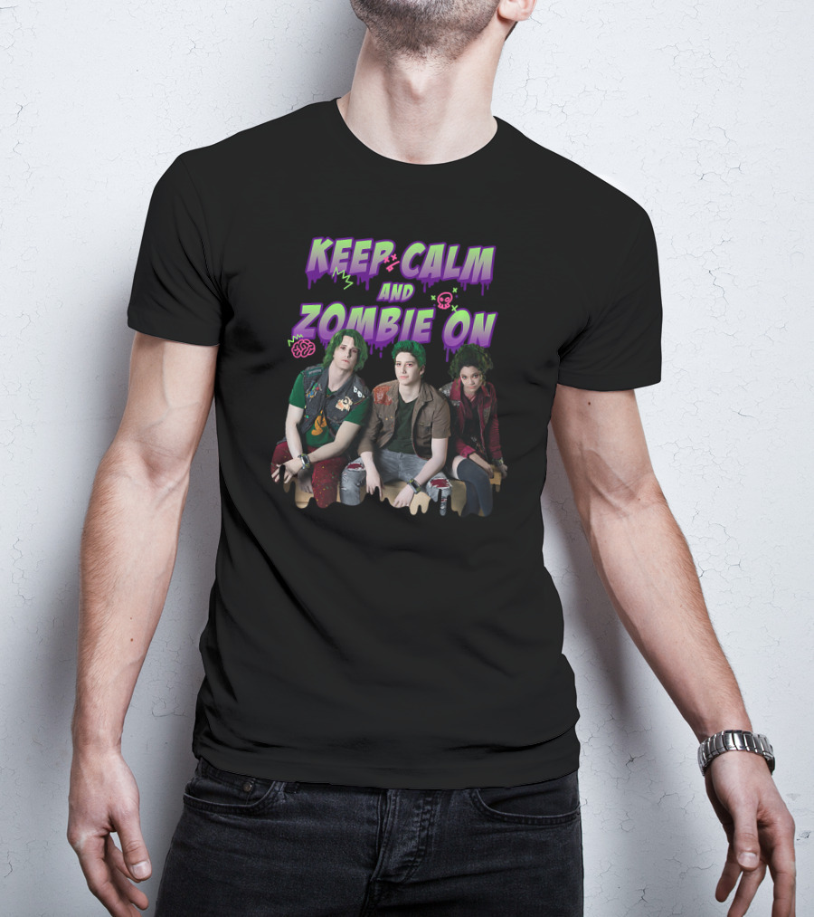 Keep Calm And Zombie On Disney Channel Zombies 2 T-Shirt