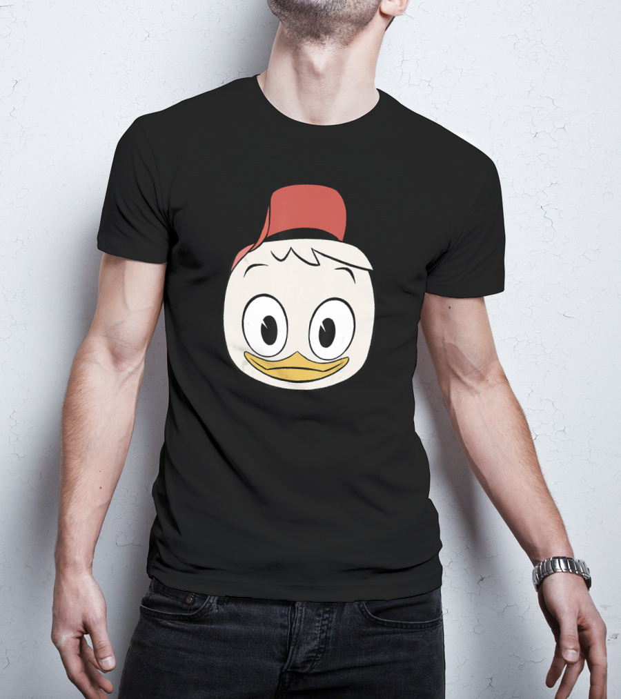 Disney DuckTales Huey Big Face Iconic Red Hat T-Shirt