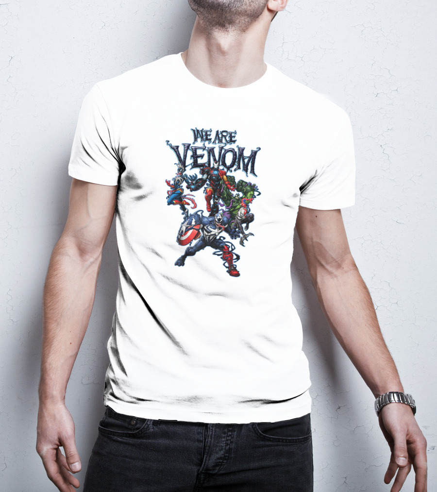 We Are Venom Marvel Spider Man Maximum Venom Group Shot Characters T-Shirt