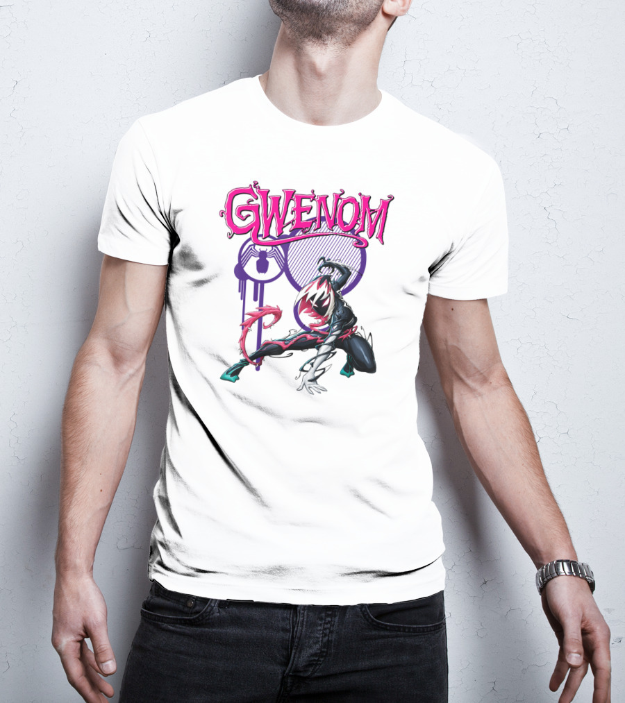 Marvel Spider-Man Maximum Venom Gwenom Dynamic Pose T-Shirt