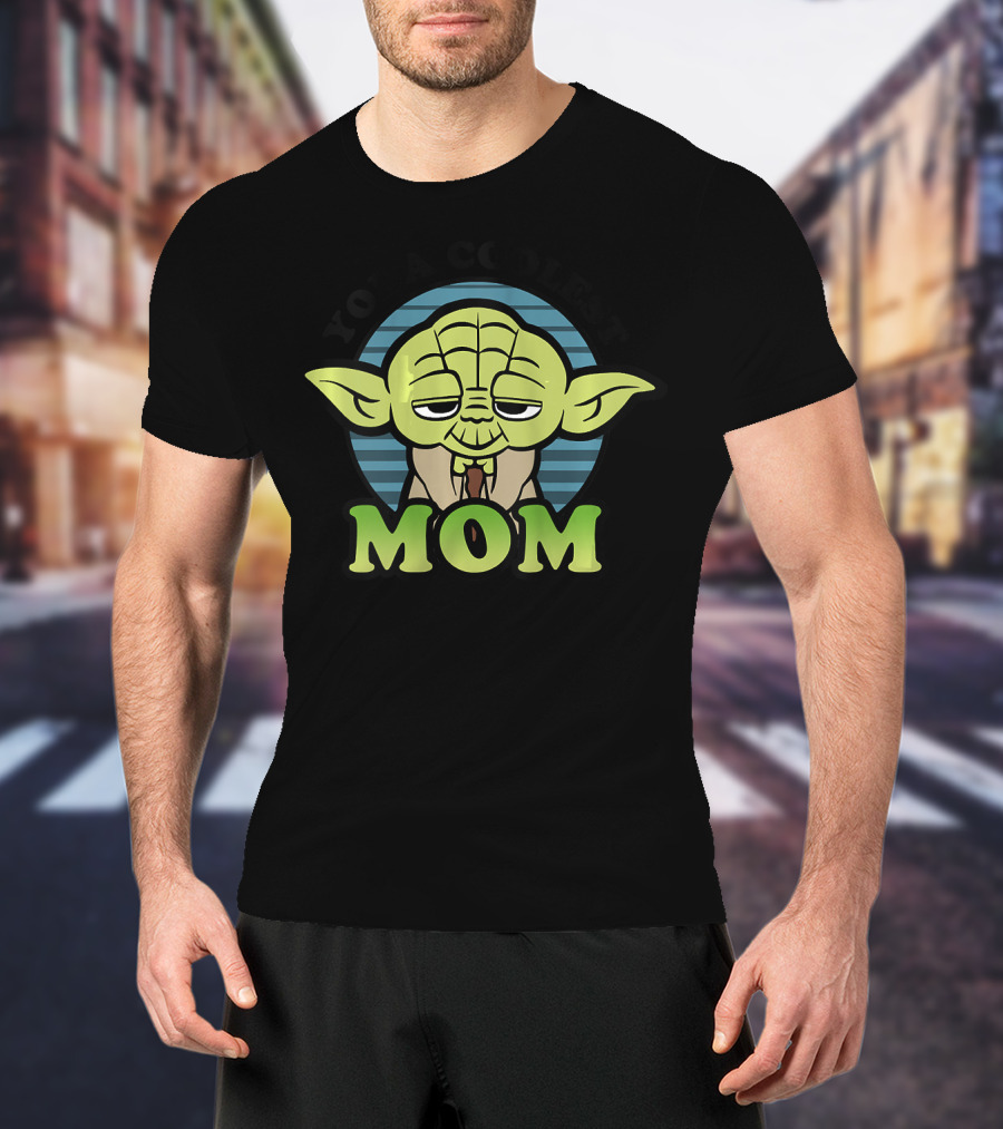 Yoda Coolest Mom Star Wars Cartoon T-Shirt